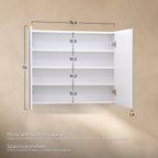 Atena - Set bagno sospeso - Disponibile in 60, 80, 100 e 120 cm - Vari colori