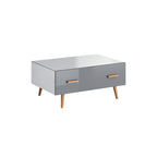 NIZZA - Mesa de centro blanca o gris | ST