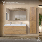 Atena - Set bagno sospeso - Disponibile in 60, 80, 100 e 120 cm - Vari colori