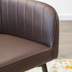 DAHLIA - Conjunto de 2 sillas de comedor en tejido PU o terciopelo