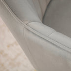 DAHLIA - Conjunto de 2 sillas de comedor en tejido PU o terciopelo