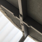 DAHLIA - Conjunto de 2 sillas de comedor en tejido PU o terciopelo