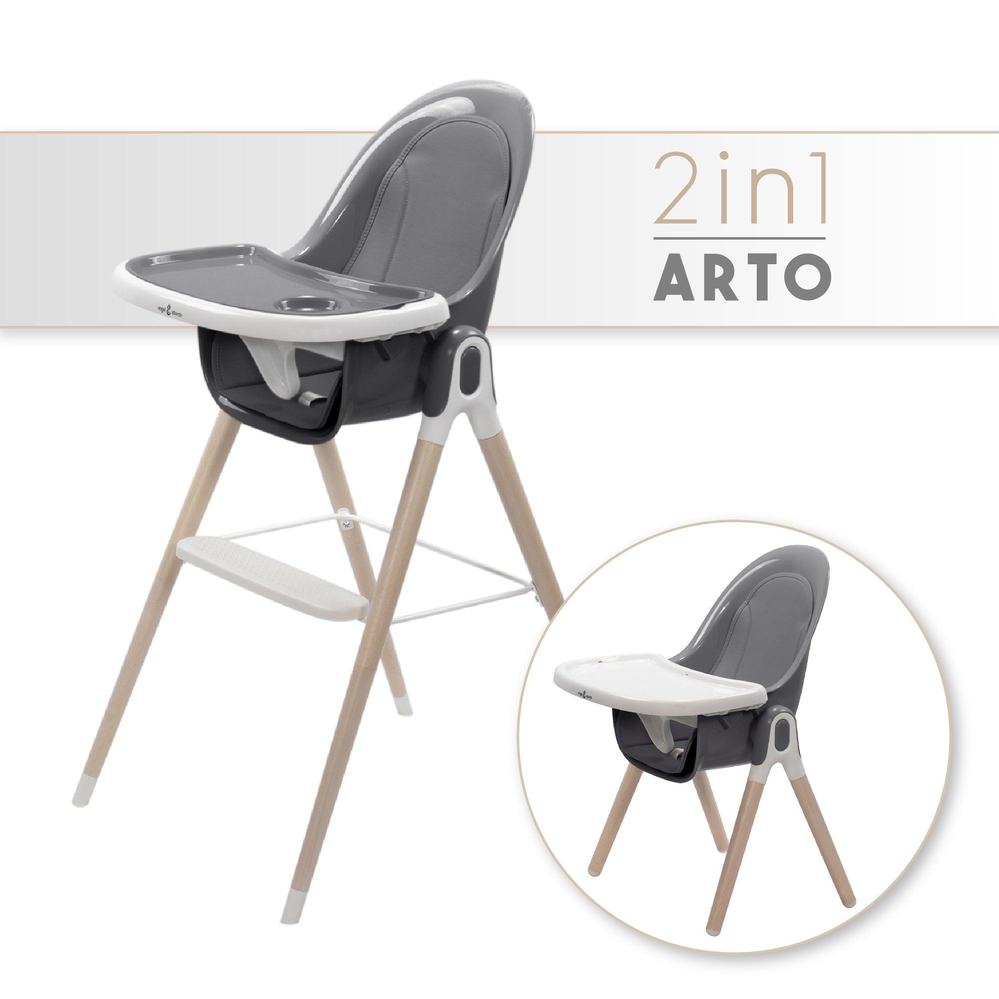 ARTO - Sedia per bebè 2 in 1