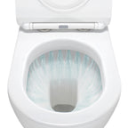 ISONZO - Inodoro rimless blanco con asiento soft close extraíble
