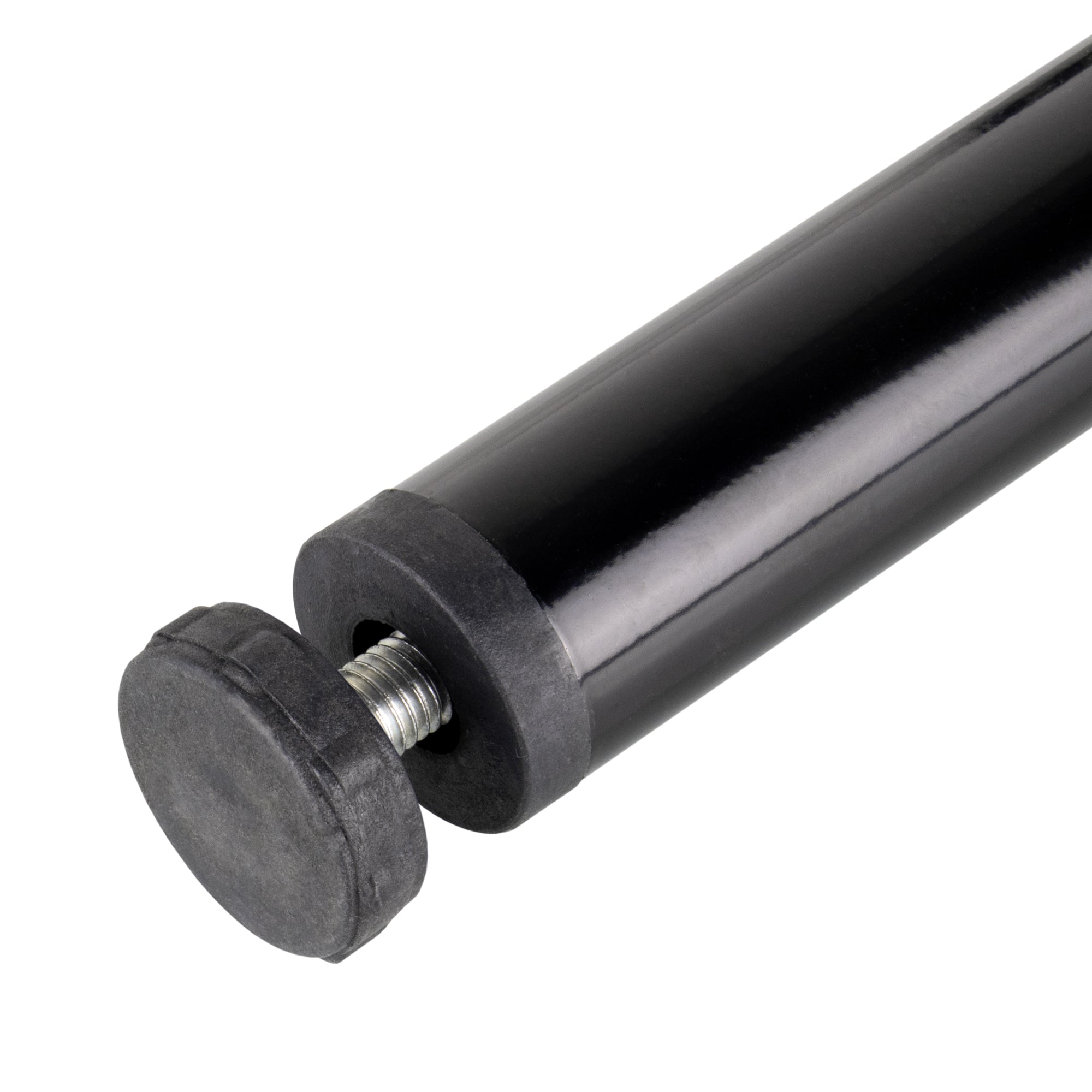 Pata Metálica de Apoyo en T (Negro), 40 cm, Regulable, para Muebles, Somieres y Camas
