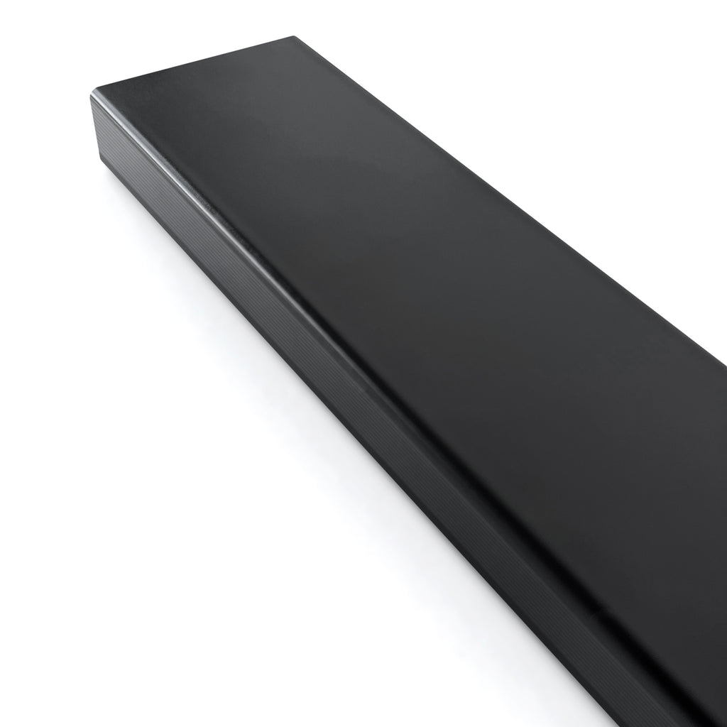 Perfil de pared de aluminio negro para panel de ducha Walk-In 8 o 10 mm