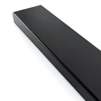 Perfil de pared de aluminio negro para panel de ducha Walk-In 8 o 10 mm