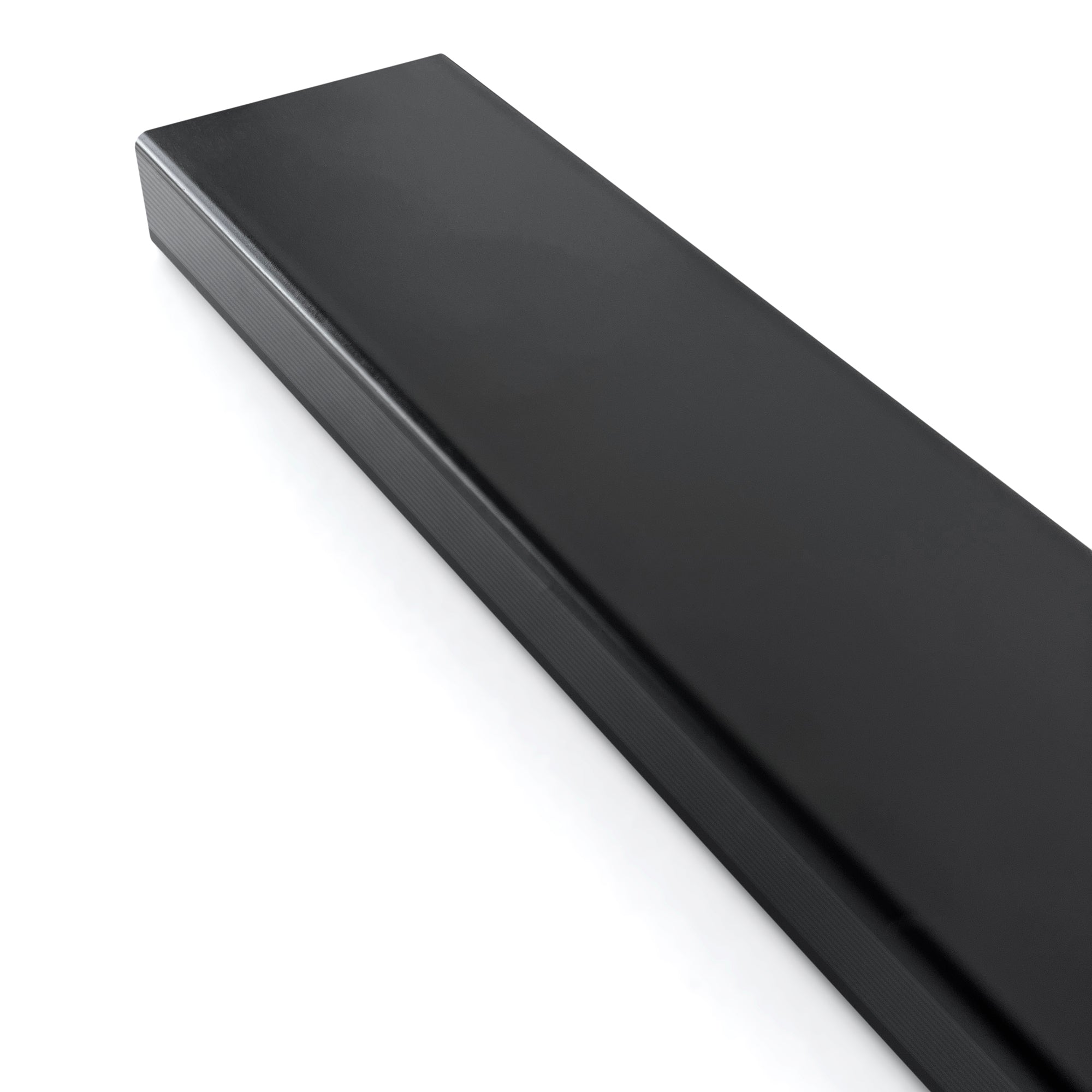 Perfil de pared de aluminio negro para panel de ducha Walk-In 8 o 10 mm