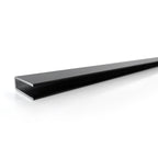 Perfil de pared de aluminio negro para panel de ducha Walk-In 8 o 10 mm