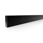 Perfil de pared de aluminio negro para panel de ducha Walk-In 8 o 10 mm