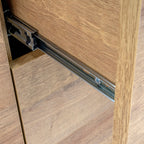 REIMS - Mueble TV en Roble o Nogal con Estructura Negra | RTV2D1S, RTV2D2S
