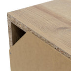 REIMS - Mueble TV en Roble o Nogal con Estructura Negra | RTV2D1S, RTV2D2S