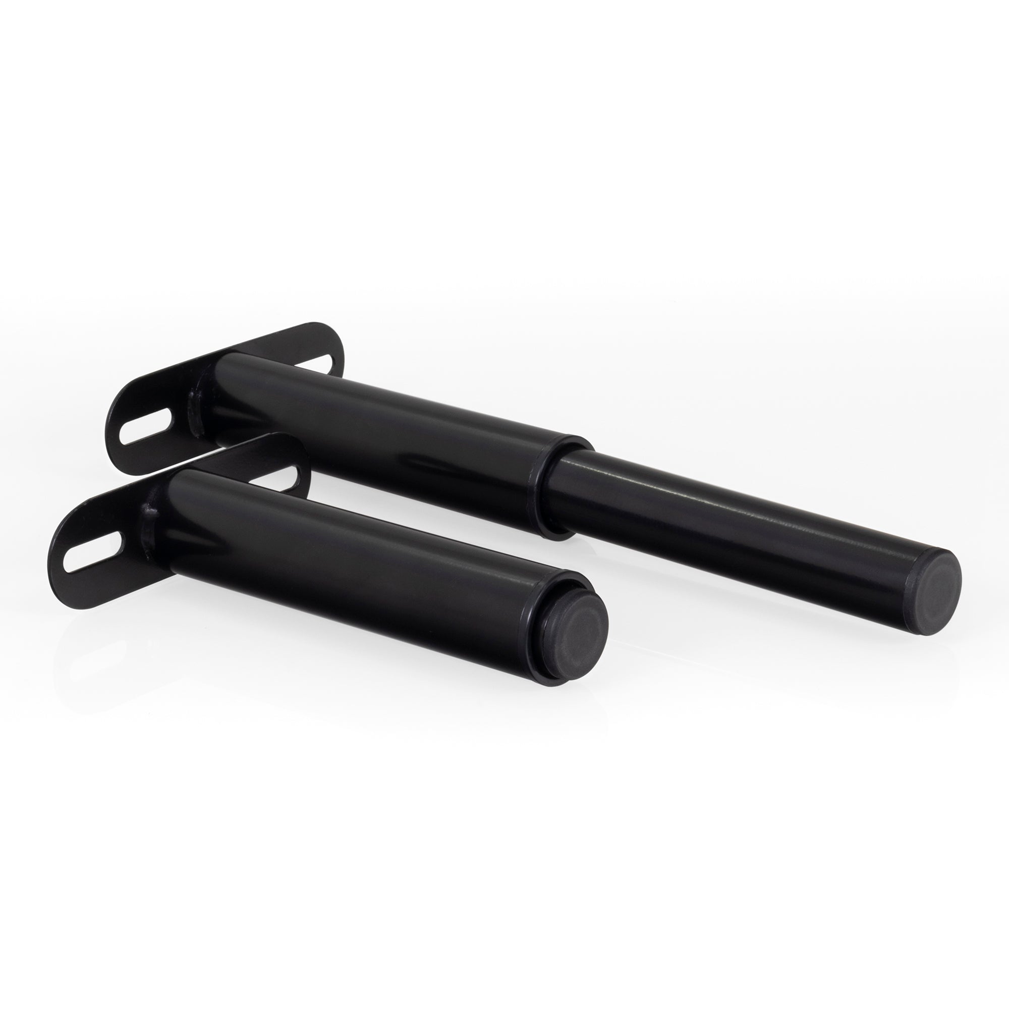 Pé Metálico em T Regulável 18,5–32,5 cm para Móveis e Estrados, até 180 kg, Preto