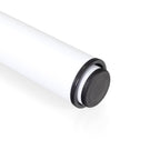 Pé Metálico em T Regulável 18,5–32,5 cm para Móveis e Estrados, até 180 kg, Branco