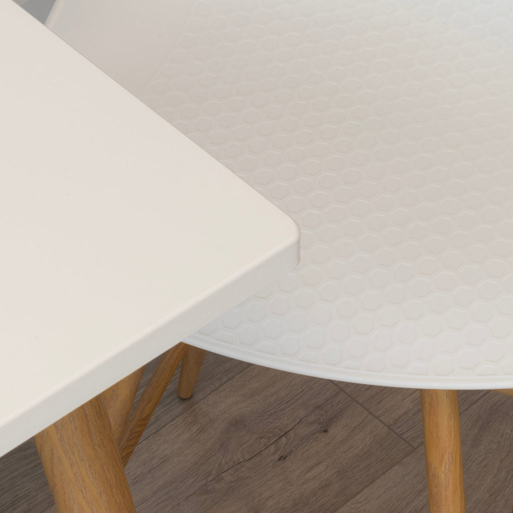 Set Tavolo Edward Pollok con 4 Sgabelli da Bar - Altezza 90 cm
