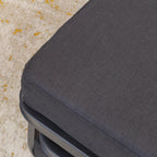 DIVAN 2 in 1 Premium | Letto pieghevole per ospiti con pouf convertibile e materasso nero