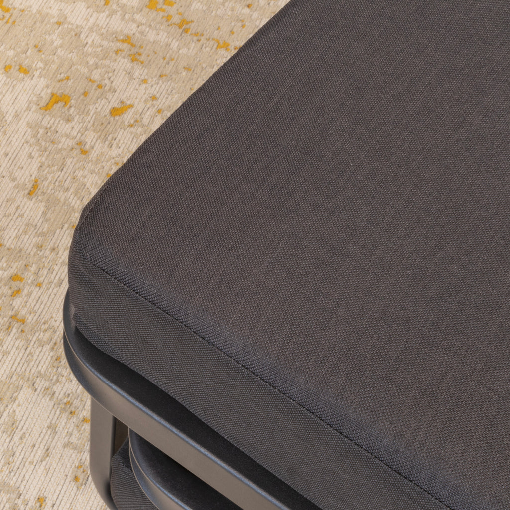DIVAN 2 in 1 Premium | Letto pieghevole per ospiti con pouf convertibile e materasso marrone