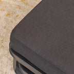 DIVAN 2 in 1 Premium | Letto pieghevole per ospiti con pouf convertibile e materasso marrone