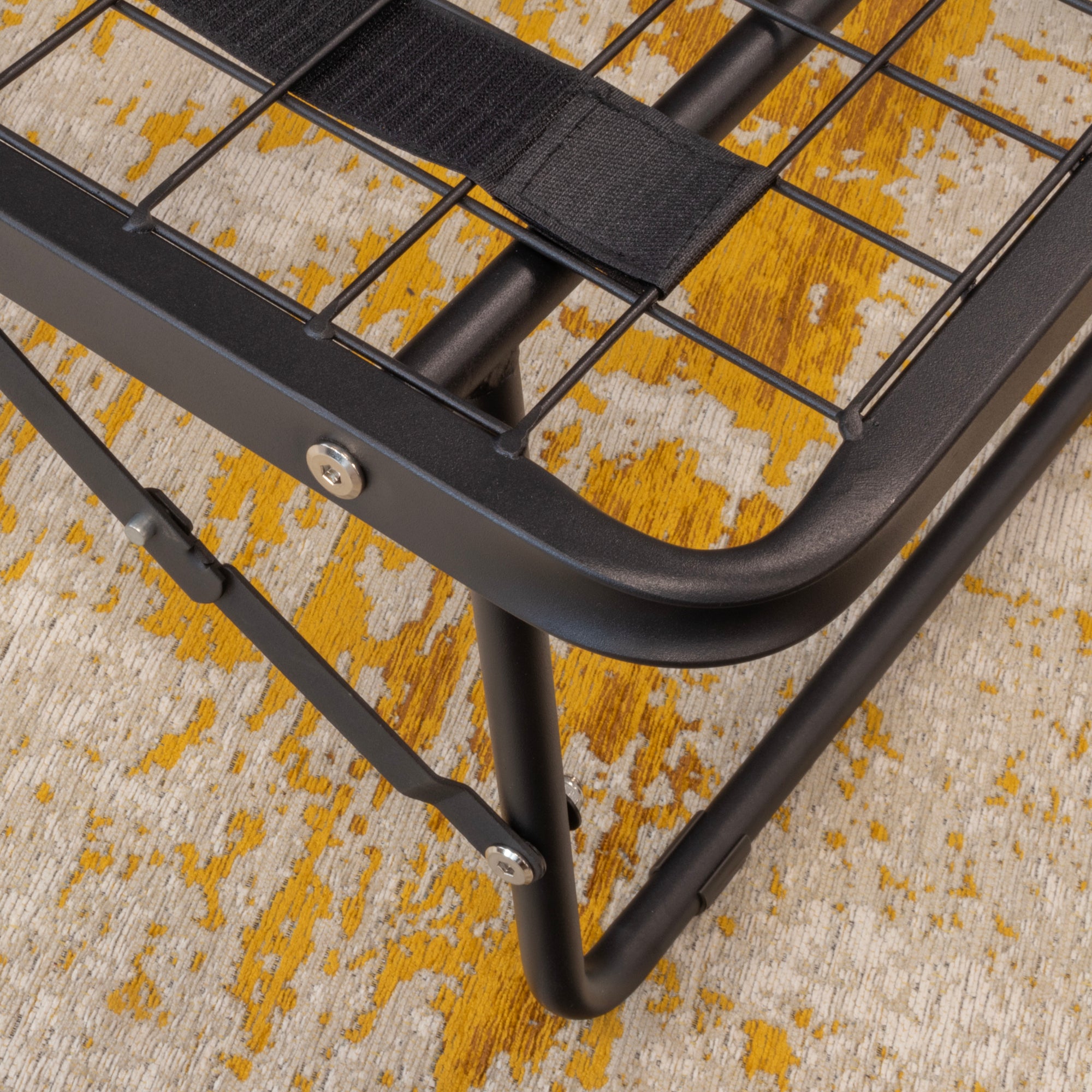 DIVAN 2 in 1 Premium | Letto pieghevole per ospiti con pouf convertibile e materasso beige
