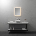 MELLOW - Specchio da bagno rettangolare con luce LED