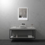 MELLOW - Specchio da bagno rettangolare con luce LED