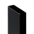 Perfil de compensación para panel de ducha walk-in en acero inoxidable 304 negro mate