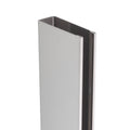 Perfil de compensação para painel de duche walk-in em aço inoxidável 304 inox 8K