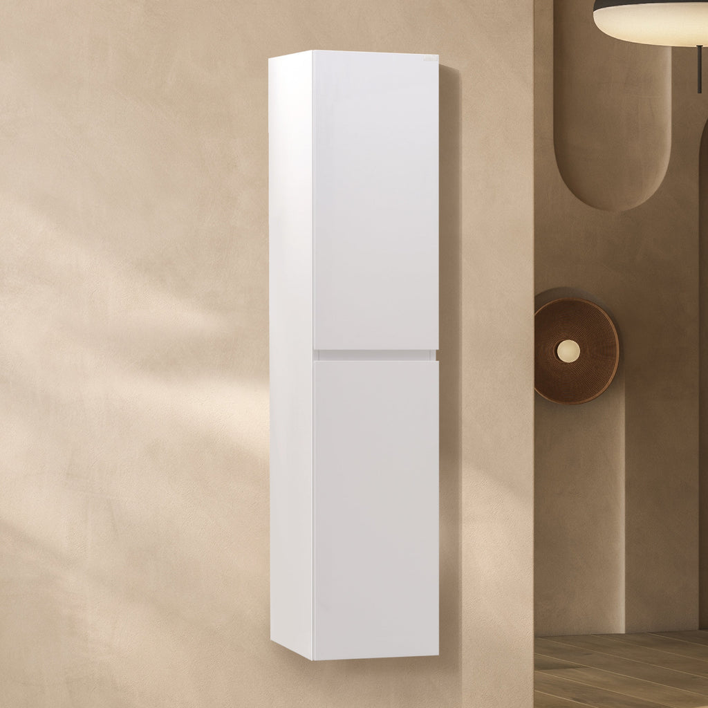 Atena - Colonna laterale bagno con soft-close | 2 Colori