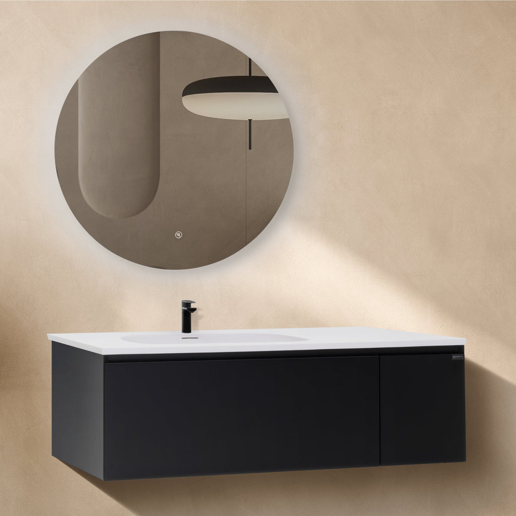 Dafne - Set bagno sospeso - Disponibile in 120 cm