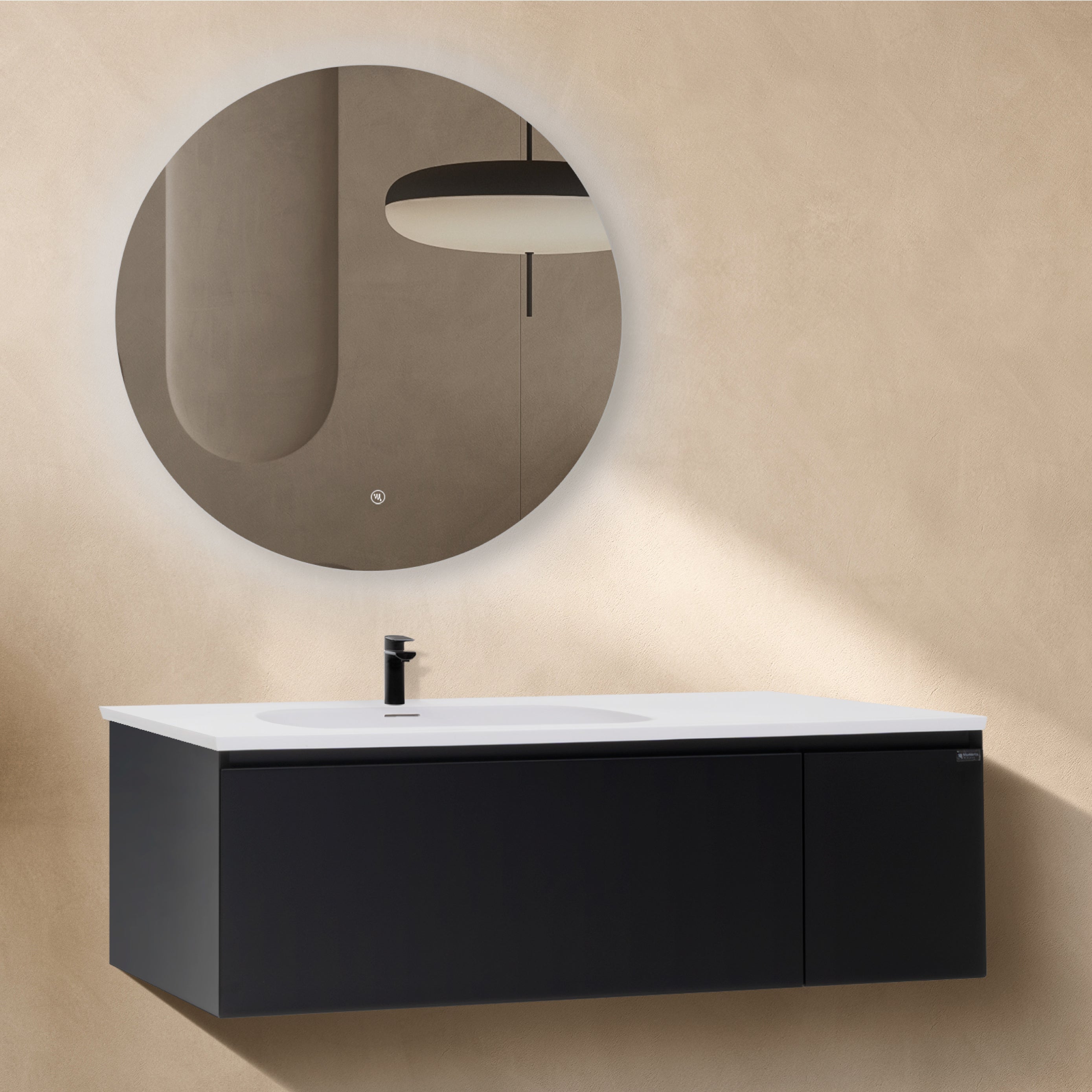 Dafne - Set bagno sospeso - Disponibile in 120 cm