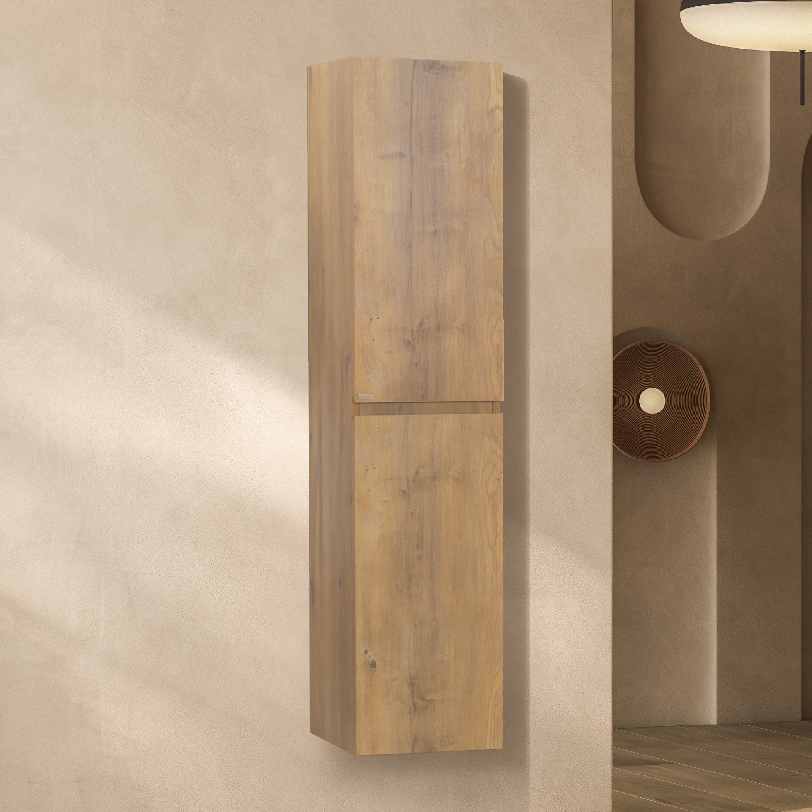 Atena - Colonna laterale bagno con soft-close | 2 Colori