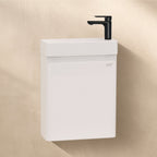Galene - Mobile lavabo sospeso con cassetti soft-close
