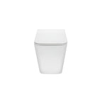 FOGLIA - Inodoro rimless blanco con asiento soft close extraíble