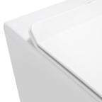 ISONZO - Inodoro rimless blanco con asiento soft close extraíble