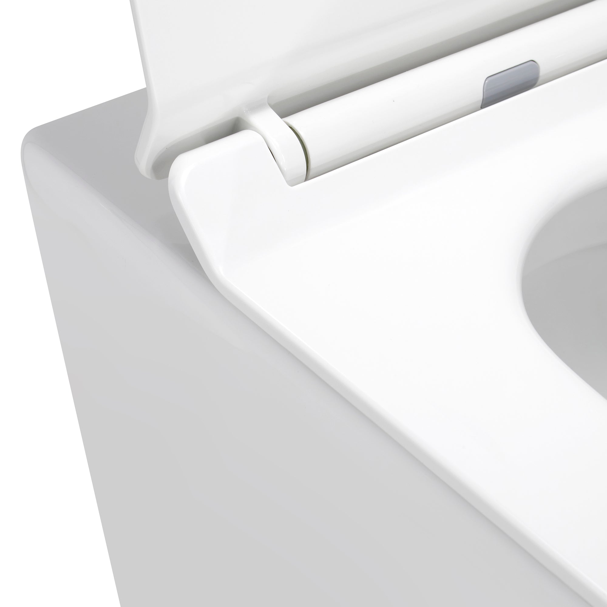 ISONZO - Inodoro rimless blanco con asiento soft close extraíble