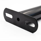 Pata Metálica de Apoyo en T (Negro), 40 cm, Regulable, para Muebles, Somieres y Camas