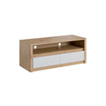 CANNES - Mueble TV en roble - Blanco o Gris | RTV / K4D