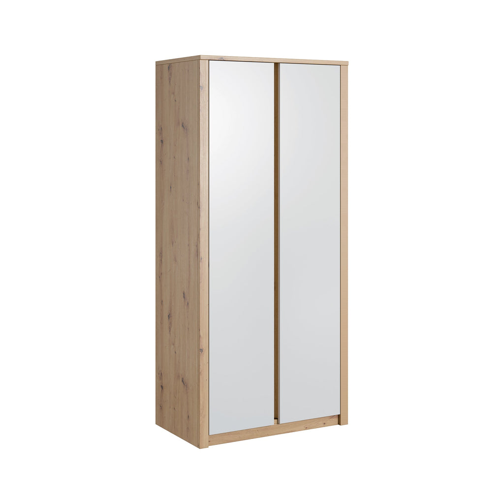 CANNES - Armario en Roble - 2 o 3 Puertas | Blanco o Gris