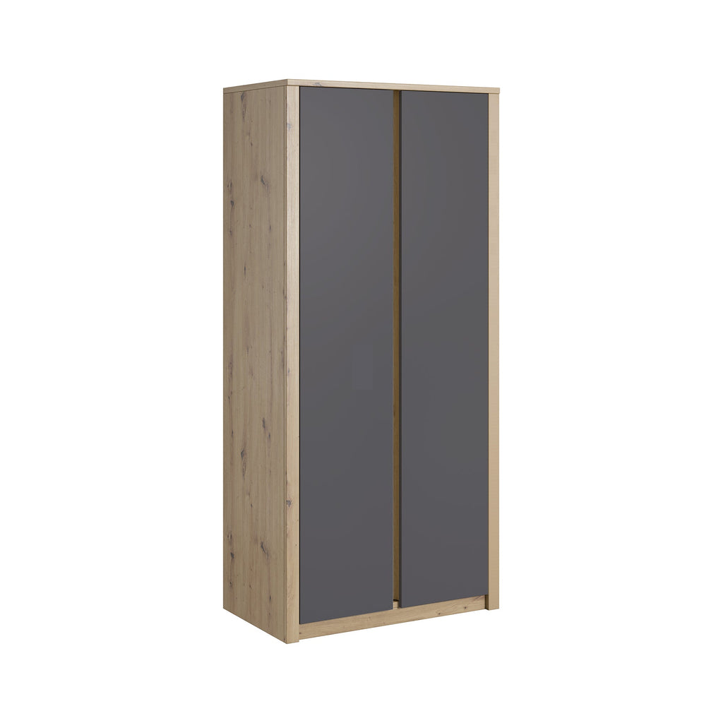 CANNES - Armario en Roble - 2 o 3 Puertas | Blanco o Gris