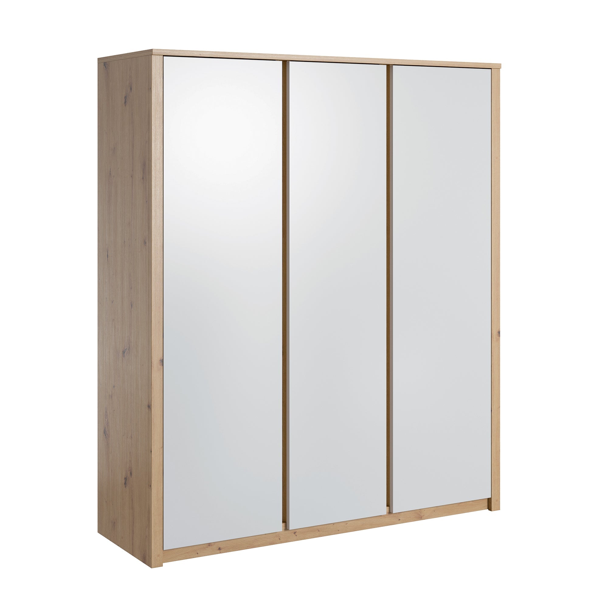 CANNES - Armario en Roble - 2 o 3 Puertas | Blanco o Gris