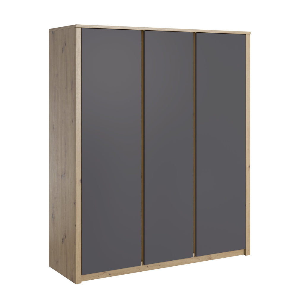 CANNES - Armario en Roble - 2 o 3 Puertas | Blanco o Gris
