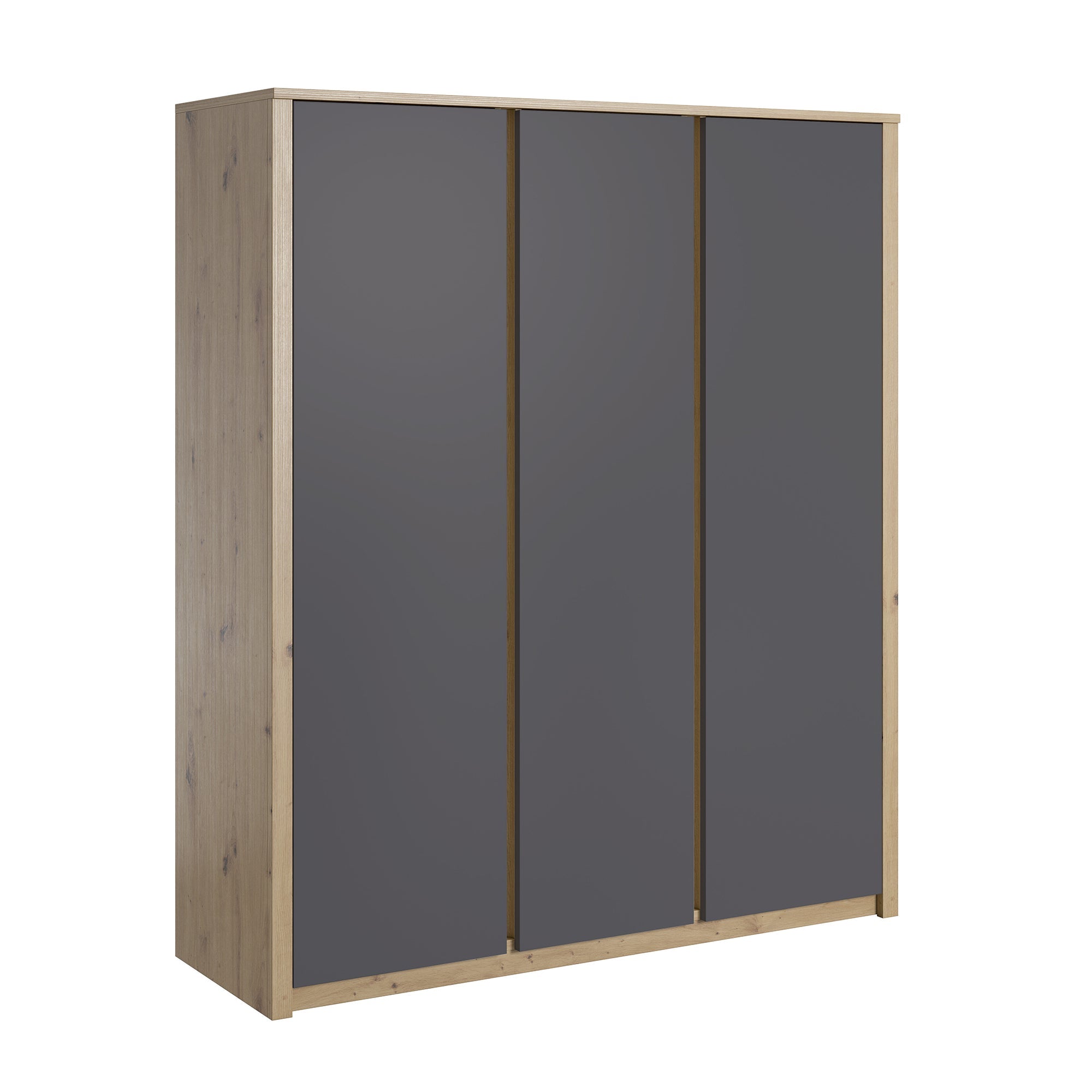 CANNES - Armario en Roble - 2 o 3 Puertas | Blanco o Gris
