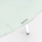 CORIN - Mesa de comedor con tablero de vidrio