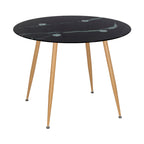 CORIN - Mesa de comedor con tablero de vidrio