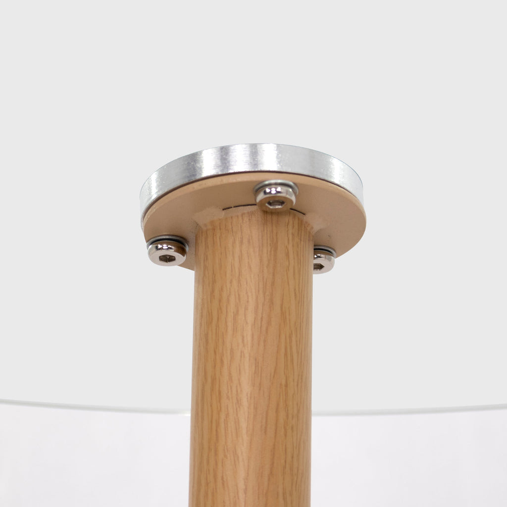 CORIN - Mesa de comedor con tablero de vidrio