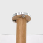CORIN - Mesa de comedor con tablero de vidrio