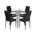 CORIN - Mesa de comedor con tablero de vidrio