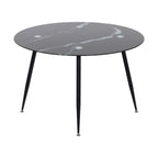 CORIN - Mesa de comedor con tablero de vidrio