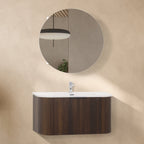 Maia Plus - Conjunto de casa de banho suspenso - Disponível em 90 cm - Várias Cores