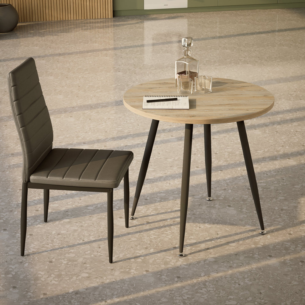 CORIN - Mesa de comedor con tablero de melamina